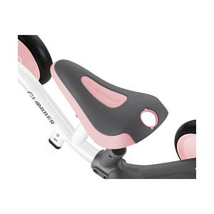 Каталка-беговел с ручкой GLOBBER "LEARNING BIKE" 3 в 1, бело-розовая